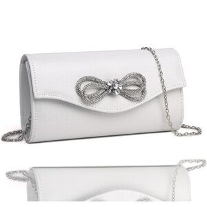 MUDUO Women Diamond Bow Purse